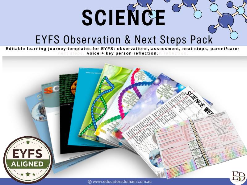 Science EYFS Learning Journey Template