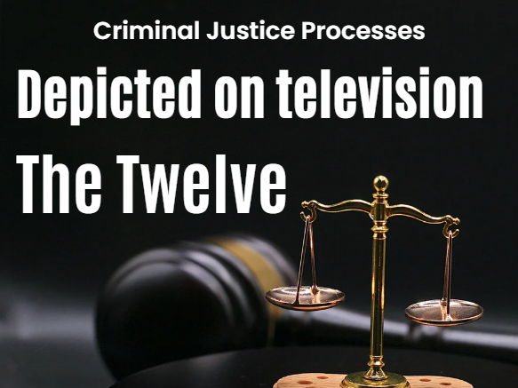 Legal Studies - Criminal Law - Worksheet for Viewing 'The Twelve' {S1, Ep 1}