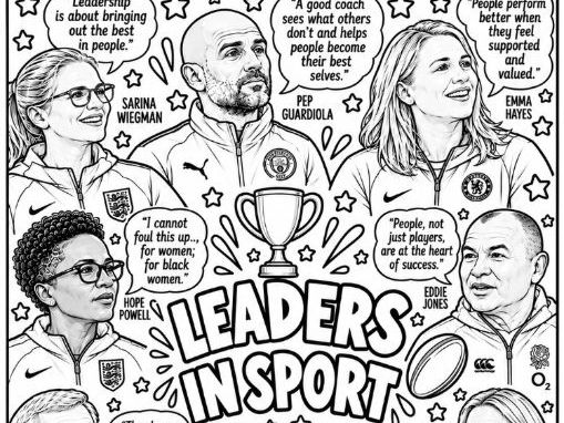 Inspirational Leaders in Sport Colouring Sheet PE PSHE