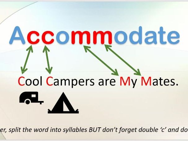 Year 5 & 6 statutory spelling list words with STRATEGIES to help pupils LEARN the spellings