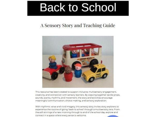 Back to School Sensory Story and Teaching Guide