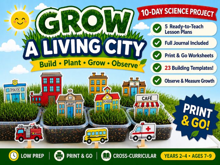 Grow a Living City | Earth Day Science Project over 10-Days | KS1 and KS2