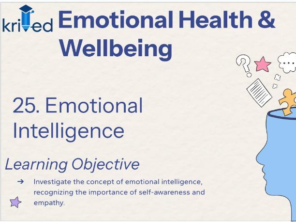 Emotional Intelligence – KS3 Year 9 PSHE Lesson on Self-Awareness and Empathy