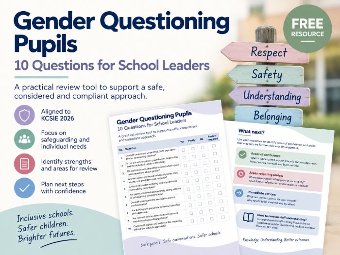 FREE: Gender Questioning Pupils Review