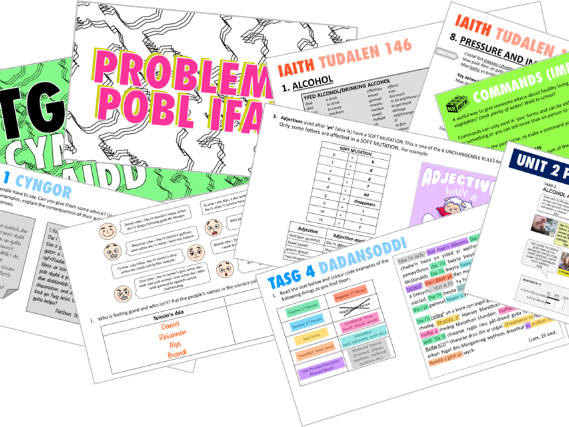 TGAU Cymraeg Craidd: PowerPoint ‘Problemau Pobl Ifanc’/GCSE Core Welsh: ‘Young Peoples’ Problems’ PP