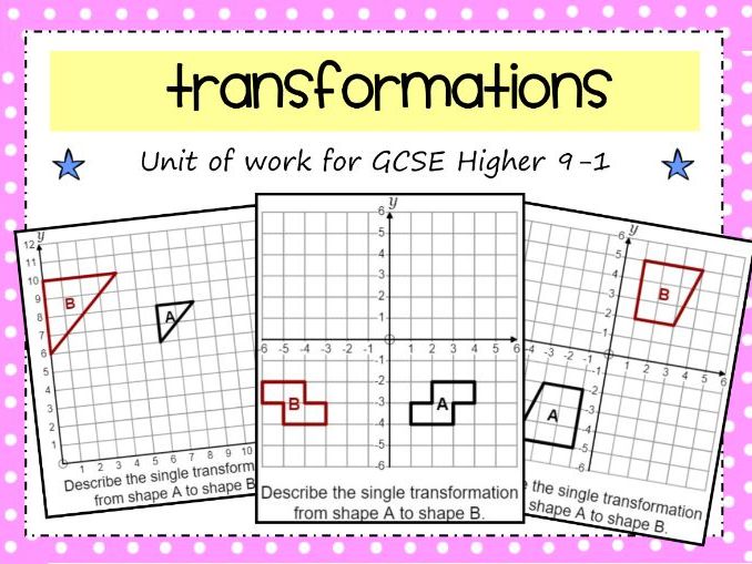 GCSE 9-1 Transformations Unit of Work