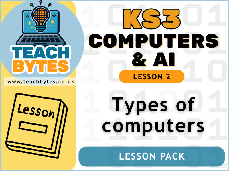 KS3 Computers & AI - L2: Types of Computers Lesson