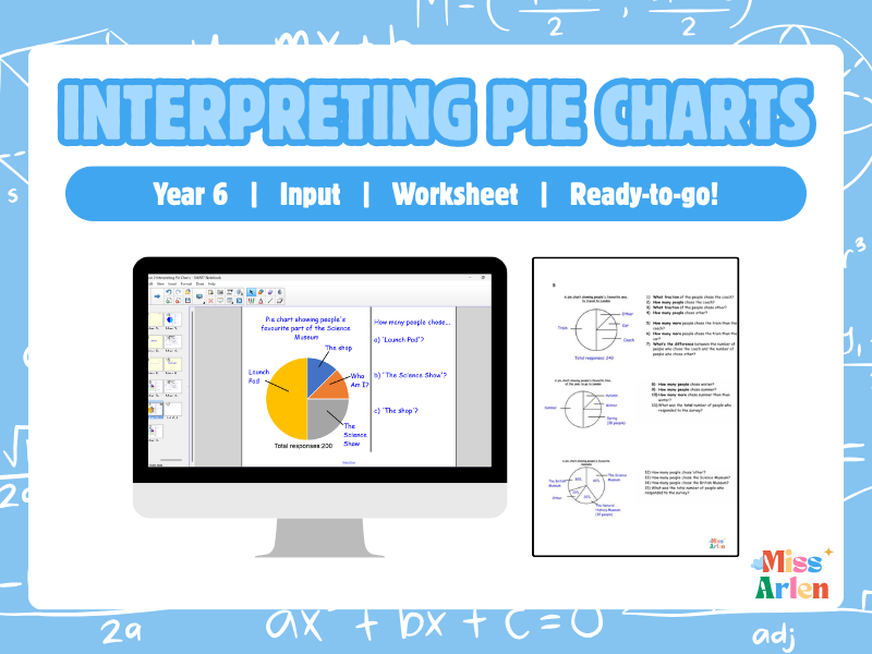 Year 6 Interpreting Pie Charts Lesson