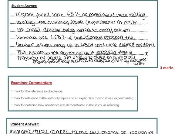 Exam Technique for A-Level Psychology OCR