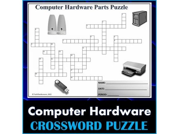 Computer Hardware Parts Crossword Puzzle