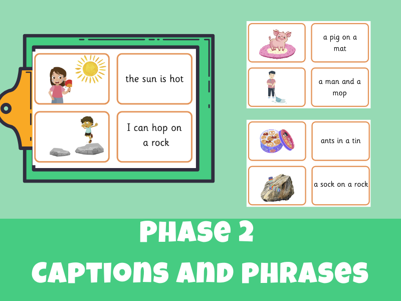 Phase 2 Picture and Caption matching cards
