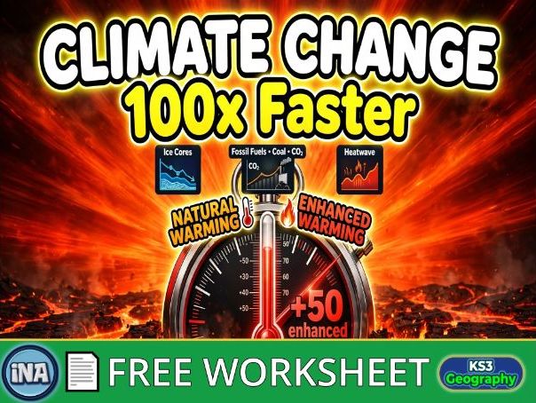 Climate Change - FREE KS3 Geography Worksheet
