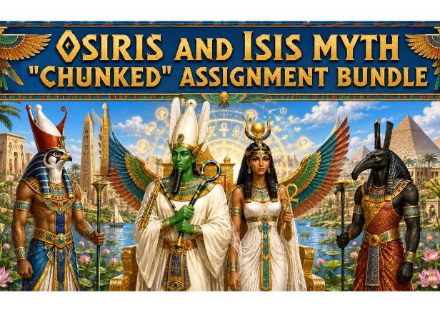Osiris and Isis Myth Assignment Bundle (12 Assignments)