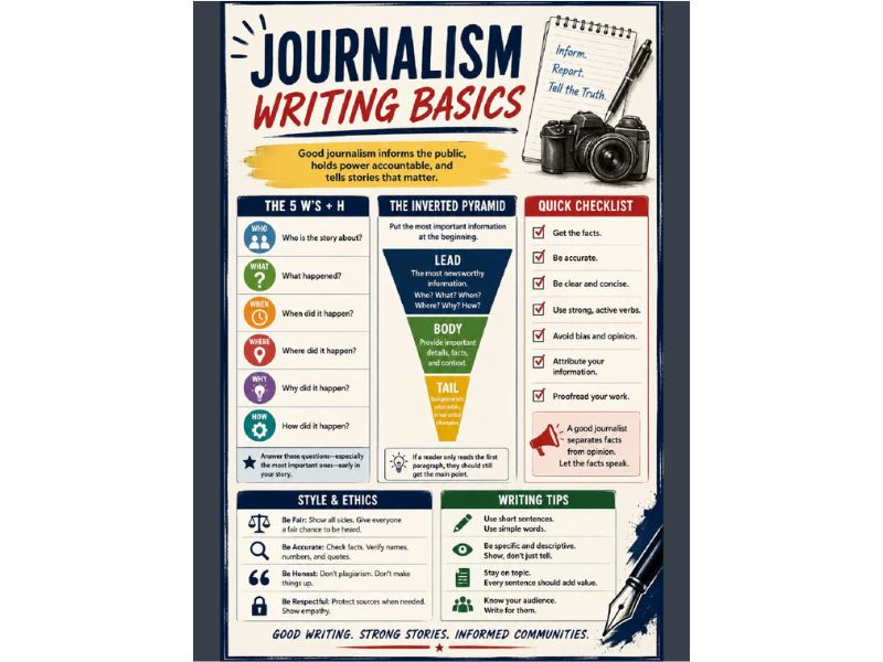 Journalism News Writing Basics Classroom Posters (2)