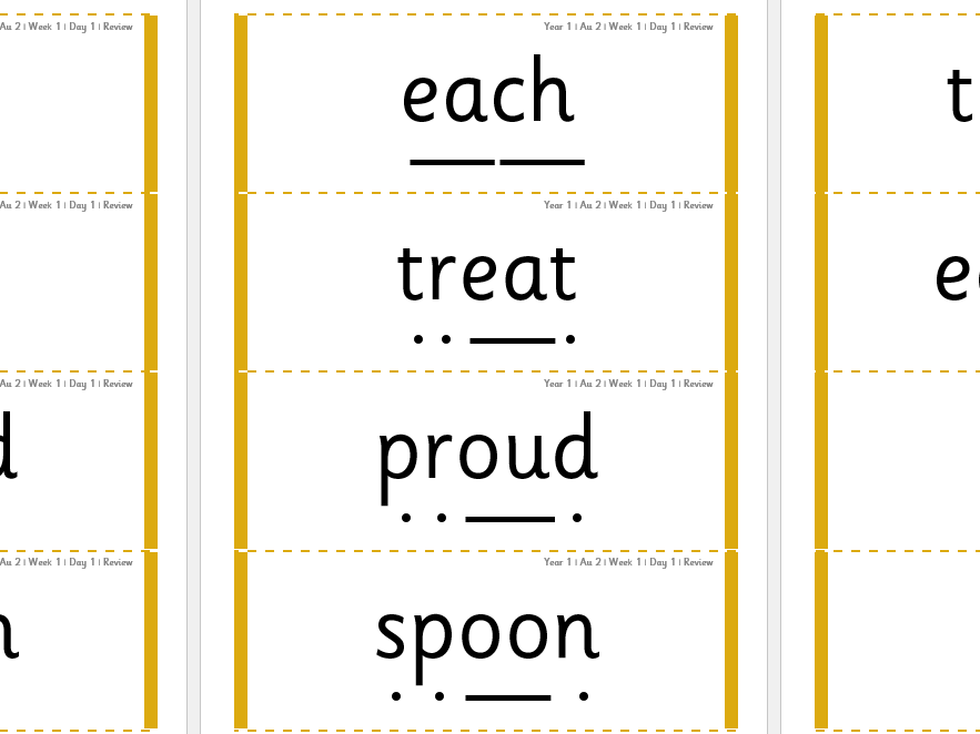 Year 1 Autumn 2 Weeks 1 -5 (Supports Little Wandle)