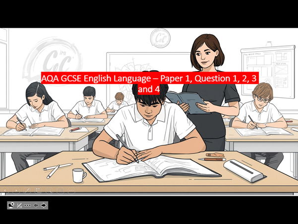 AQA GCSE English Language – Paper 1, Question 1, 2, 3 and 4