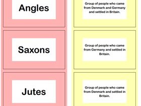 History Vocab Card Game KS2 (8 topics)
