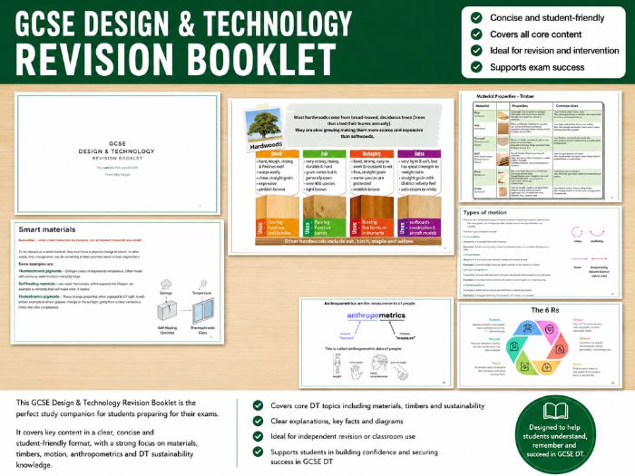 GCSE Design & Technology Revision Booklet (2026)