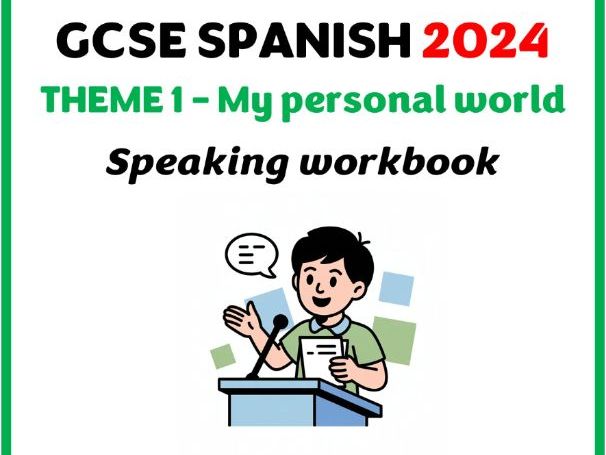 GCSE 2024 (Edexcel) - Theme 1 - Speaking workbook