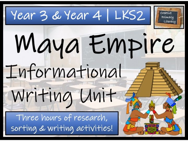 Maya Empire Informational Writing Unit | Year 3 or Year 4