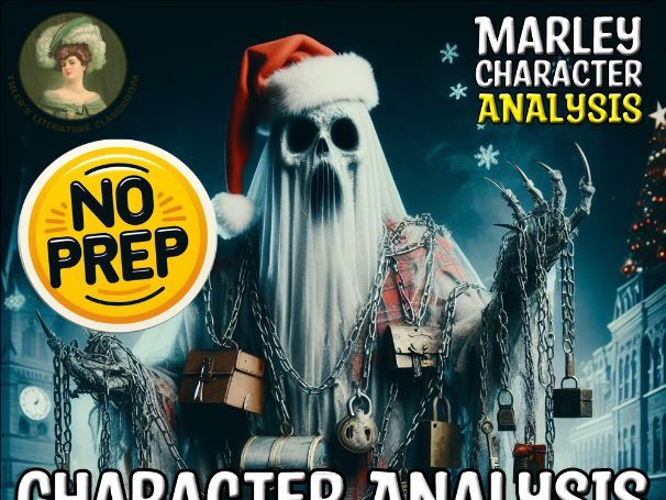 A Christmas Carol Character Study for Marley Sub Plan Middle School