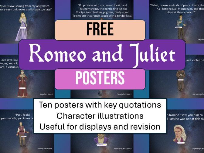 Romeo and Juliet Display
