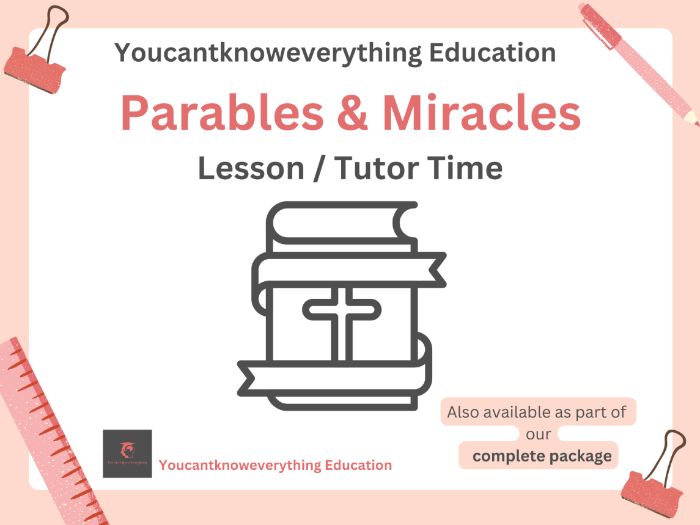 Parables & Miracles of Jesus