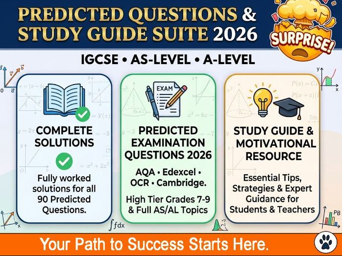 Predicted Maths Exam Questions & Answers (2026)