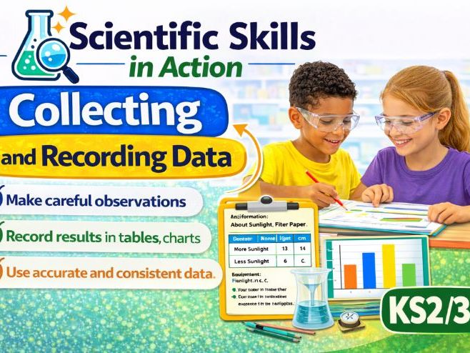 Collecting and Recording Data (KS2/3 Science Skills): Investigate Like a Scientist