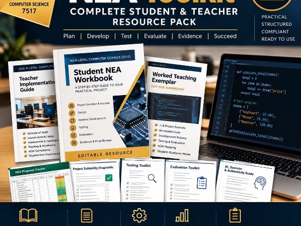 AQA A Level Computer Science NEA Toolkit