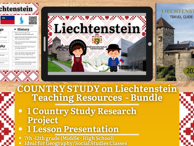 Country Study Teaching Resources - Liechtenstein - Social Studies + Geography