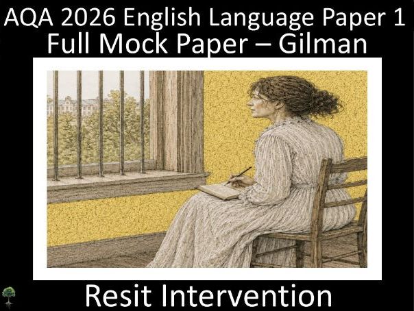 One AQA 2026 English Language Paper 1 - Resit Intervention (Gil-i)