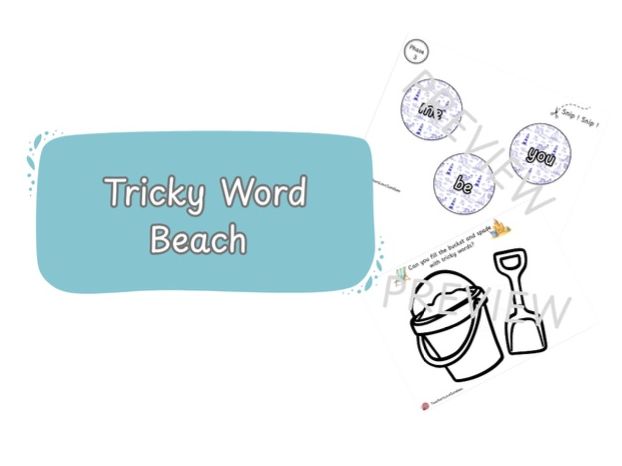 Tricky Word Beach (Phase 2-5)