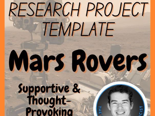 Mars Rovers | Space Science Research Project Template | Digital + Print FREE