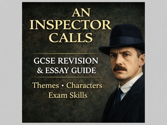 An Inspector Calls – Complete GCSE Revision & Essay Guide (Characters, Themes, Infographics)