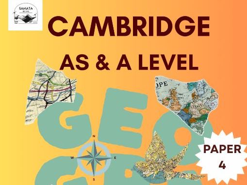 CIE AS & A level Geography 9696 Paper 4 Master Revision Guide I Past Paper Analysis + Insights