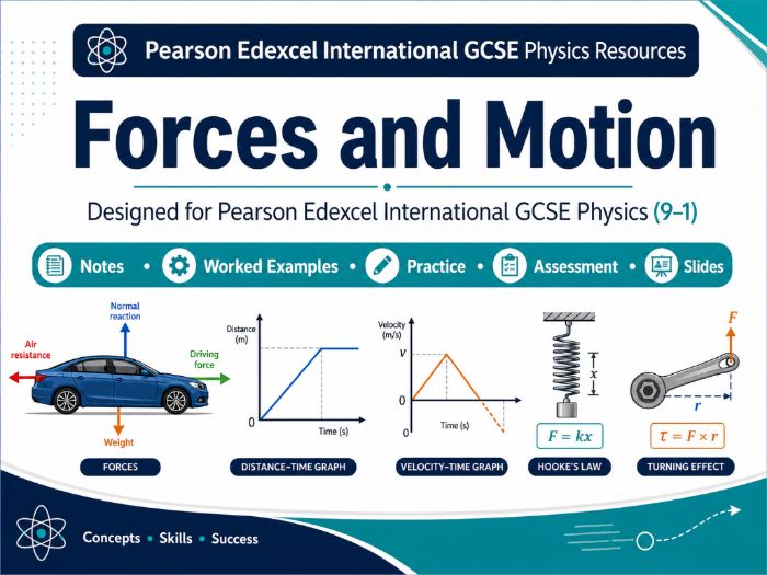 01 - Forces and Motion Teacher Pack - Physics iGCSE Pearson Edexcel