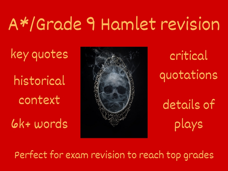Hamlet revision analysis A Level