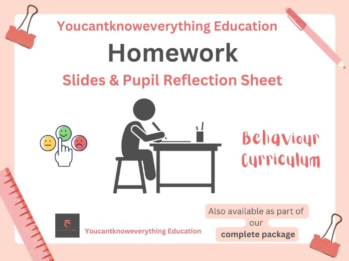 Importance of Completing Homework - Behaviour