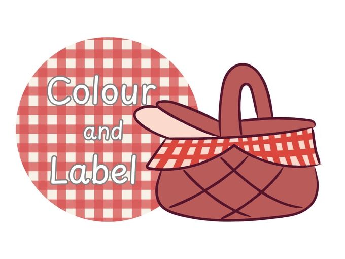 Colour & Label (Little Red Riding Hood)