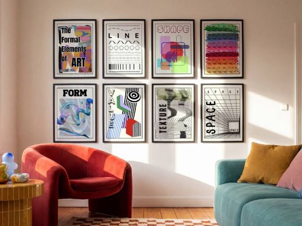 The Formal Elements of Art Posters