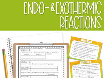 Endothermic and Exothermic Reactions Stations