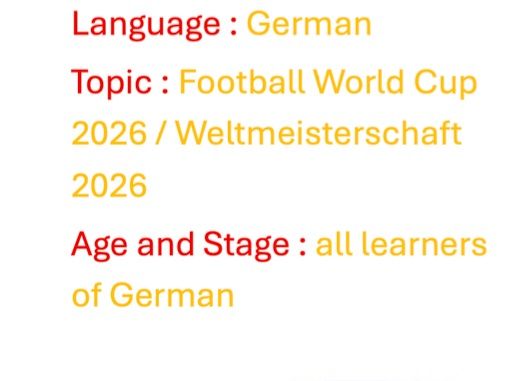 German World Cup 2026 quiz multiple-choice 35 questions for all learners of German