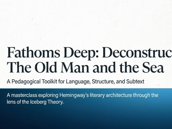 The Old Man and the Sea Study Unit | Senior/Years 10–12 | Ernest Hemingway |