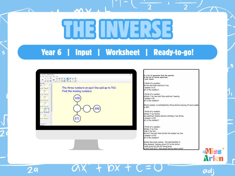 Year 6 Inverse Operations Lesson