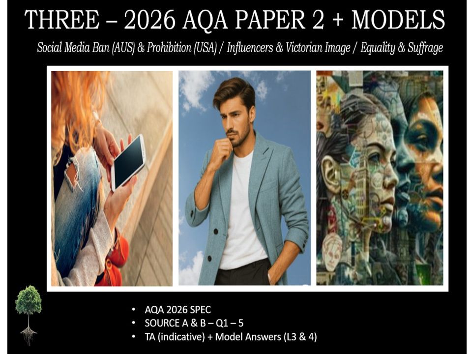 THREE - AQA PAPER 2 | 2026 FULL MOCKS | MODELS