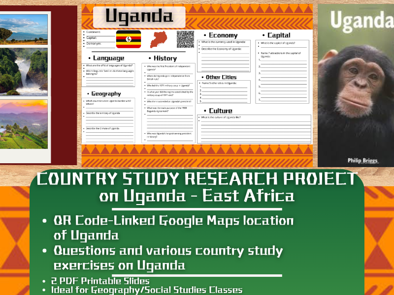 Country Study Research Project - Uganda - Social Studies Report - East Africa