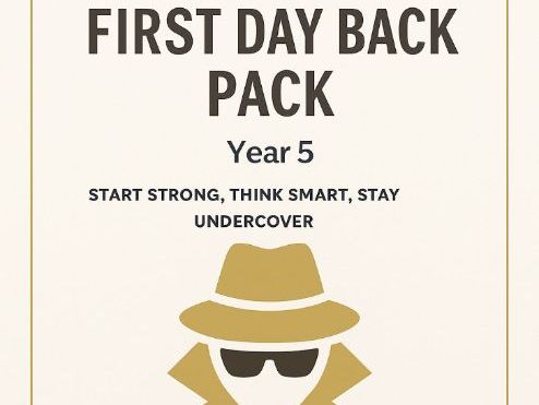 First Day Backpack - Year 5