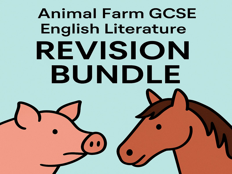 Animal Farm GCSE Revision Bundle | Complete English Literature Study Pack