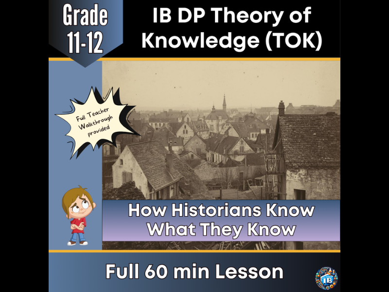 IB DP Theory of Knowledge (TOK): How Historians Know What They Know – Full Lesson 2026